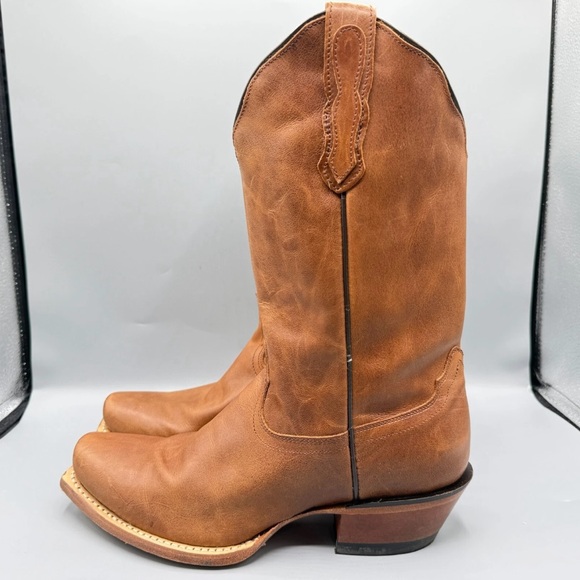 Nocona Tan Leather Boots Women’s 8 - Picture 4 of 9